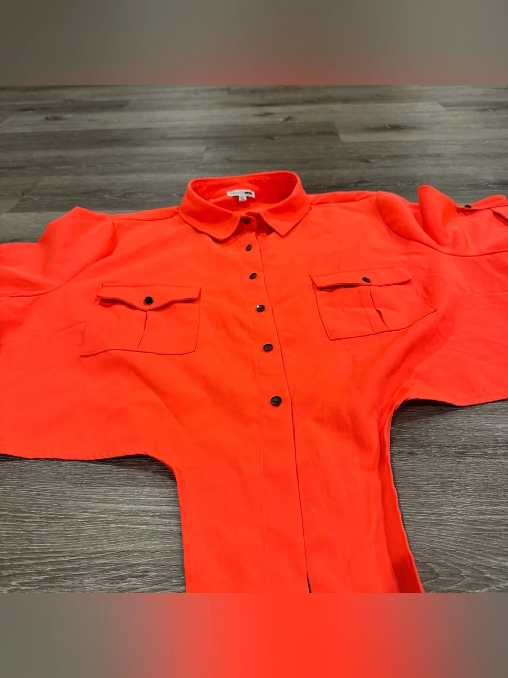 Pink-Orange Cargo top and short set 3xl fashion nova